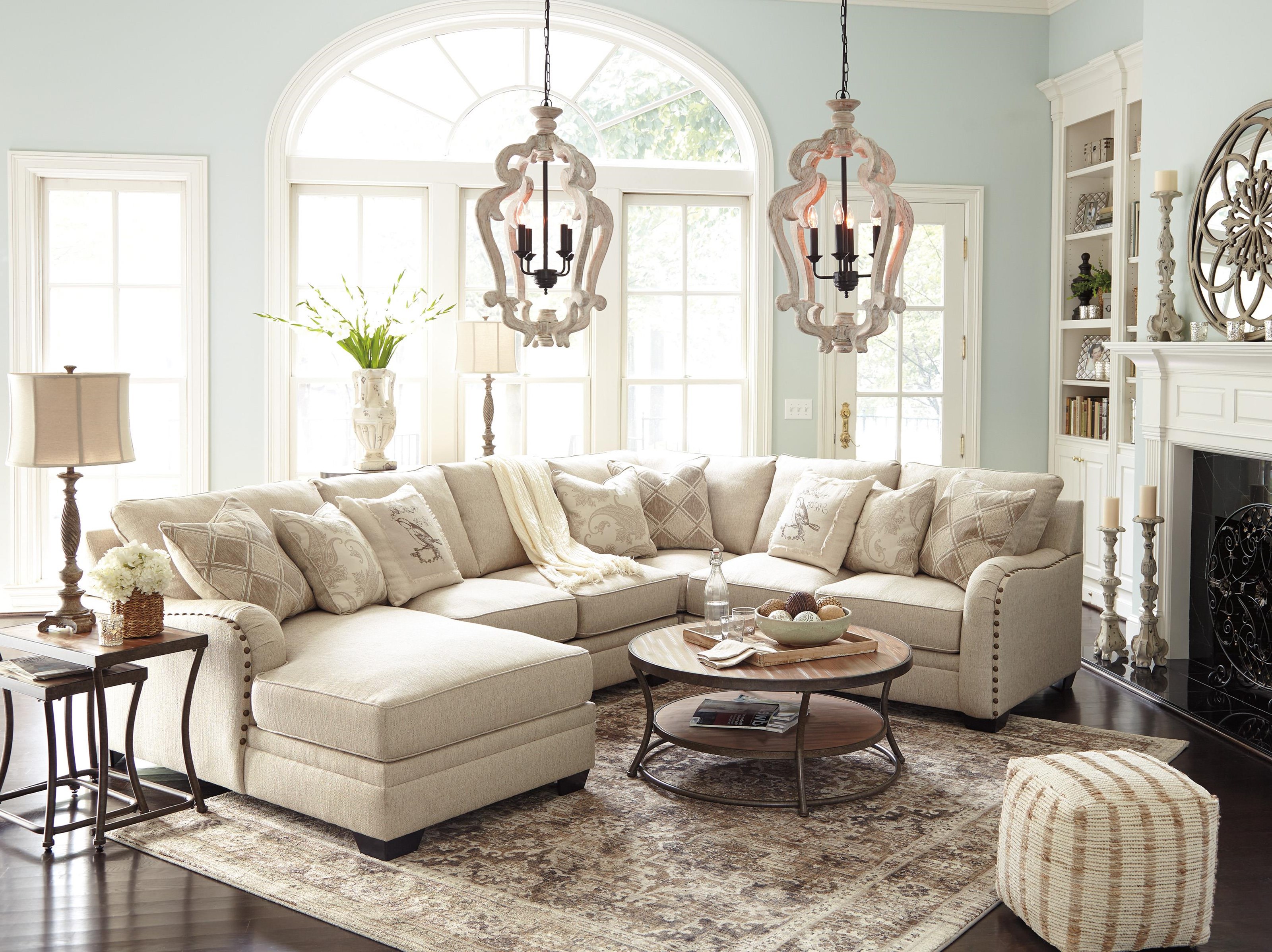 Ashley luxora 5 sales piece sectional